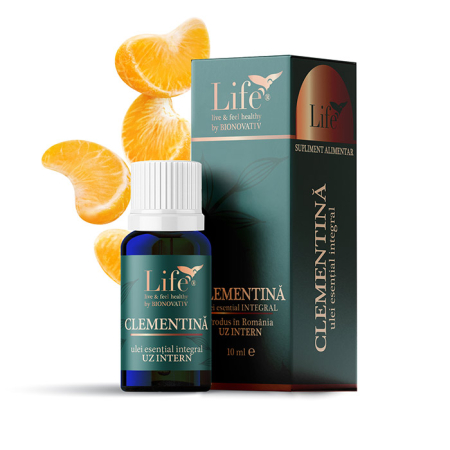 Uleiuri Esentiale - CLEMENTINĂ - ulei esențial integral - 10 ml