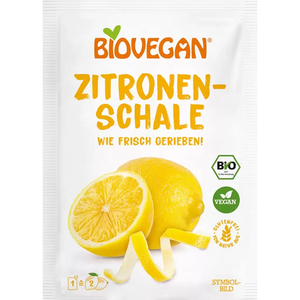Ingrediente copt - Coaja de lamaie rasa nativ fara gluten, eco 9g