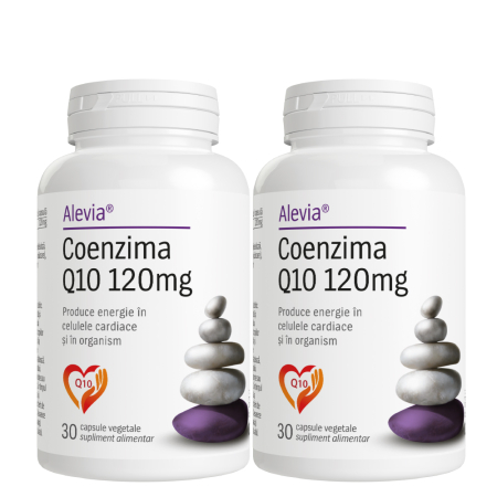 Suplimente - Coenzima Q10 120mg Pachet 30+30 capsule vegetale