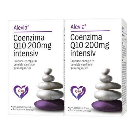 Extracte - Coenzima Q10 200mg Intensiv Pachet 30+30 capsule vegetale