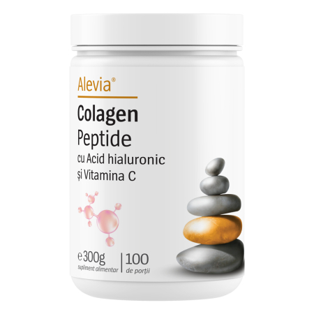 Suplimente - Colagen Peptide cu Acid hialuronic și Vitamina C 300g