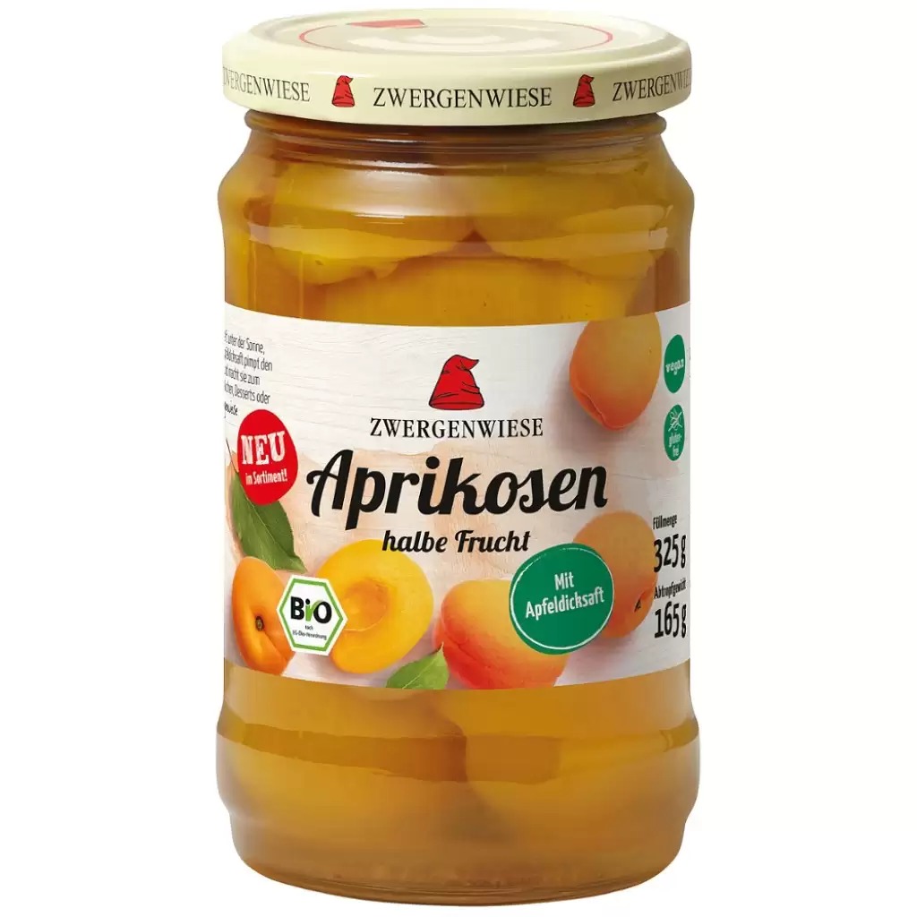 Compot - Compot de caise jumatati fara gluten, eco 325g