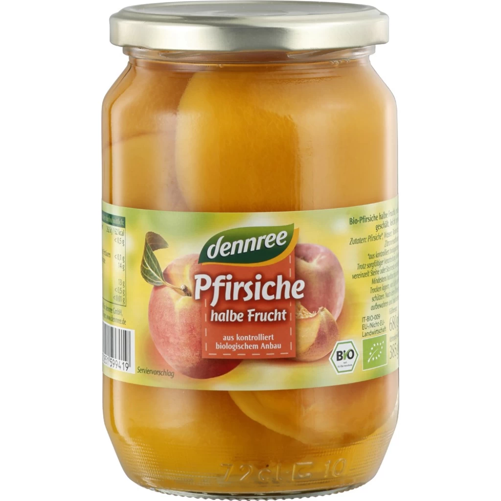 Compot - Compot de piersici jumatati, eco 680g
