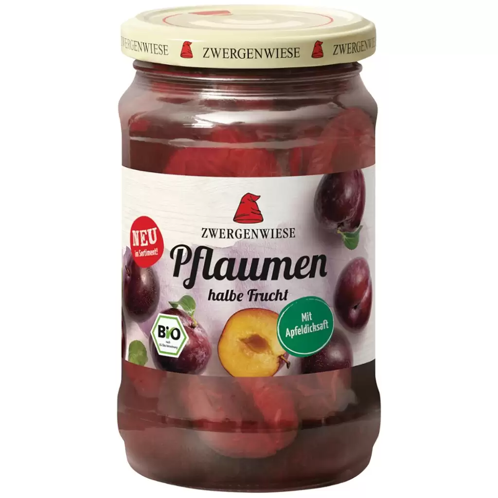 Compot - Compot de prune jumatati fara gluten, eco 360g