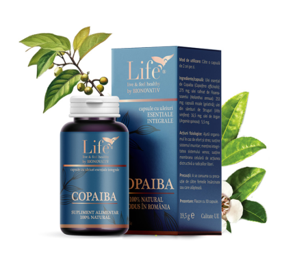 Capsule cu uleiuri esentiale - COPAIBA - 30 capsule