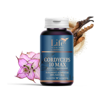 Capsule cu uleiuri esentiale - CORDYCEPS 10 MAX - 30 capsule