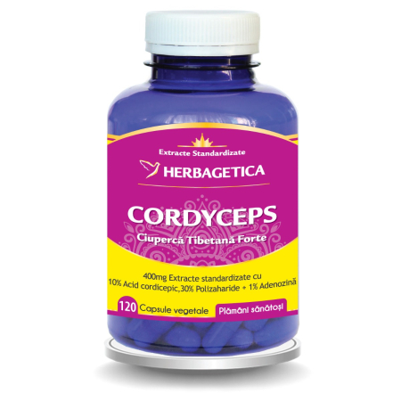 Extracte - Cordyceps Ciuperca Tibetana Forte 120 capsule
