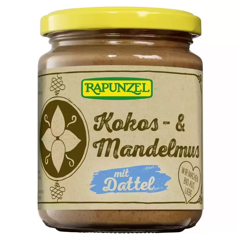 Creme bio din nuci si alune - Crema cu cocos migdale si curmale, eco 250g