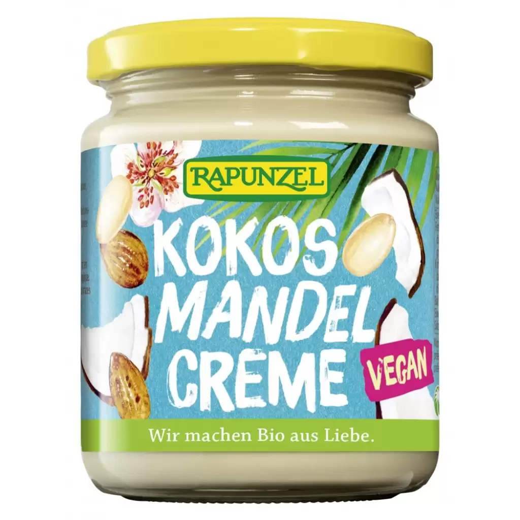 Creme bio din nuci si alune - Crema cu cocos si migdale, eco 250g