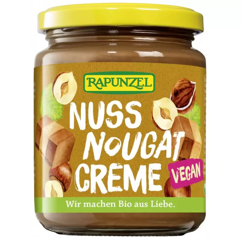 Creme bio din nuci si alune - Crema de alune nougat, eco 250g