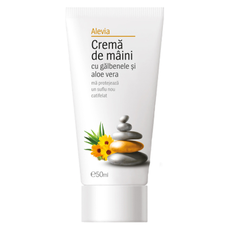 Suplimente - Cremă de mâini cu Gălbenele și Aloe vera 50ml
