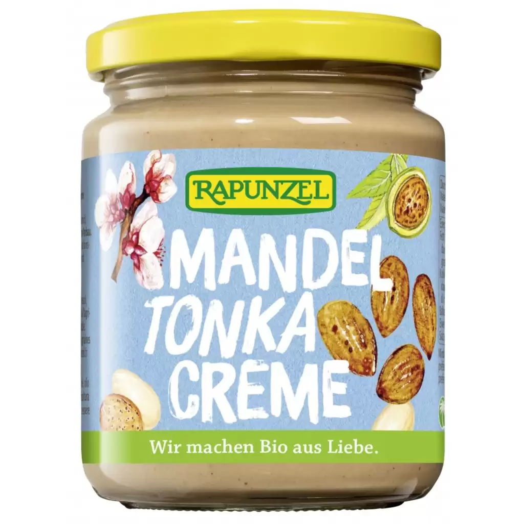 Creme bio din nuci si alune - Crema de migdale si tonka, eco 250g