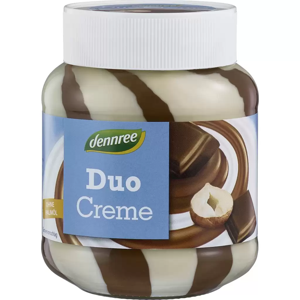Creme bio din nuci si alune - Crema duo cu alune si lapte, eco 400g