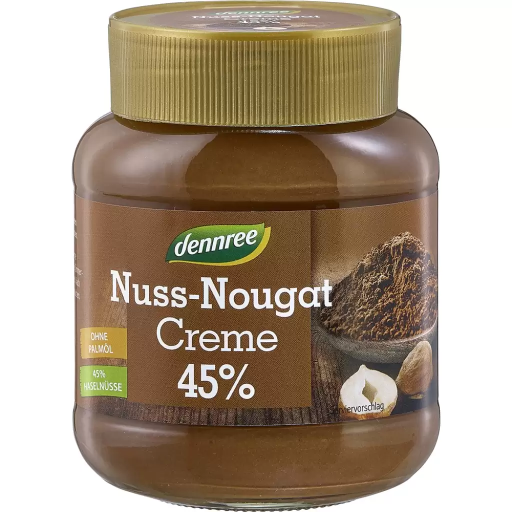 Creme bio din nuci si alune - Crema nuss-nougat, eco 400g