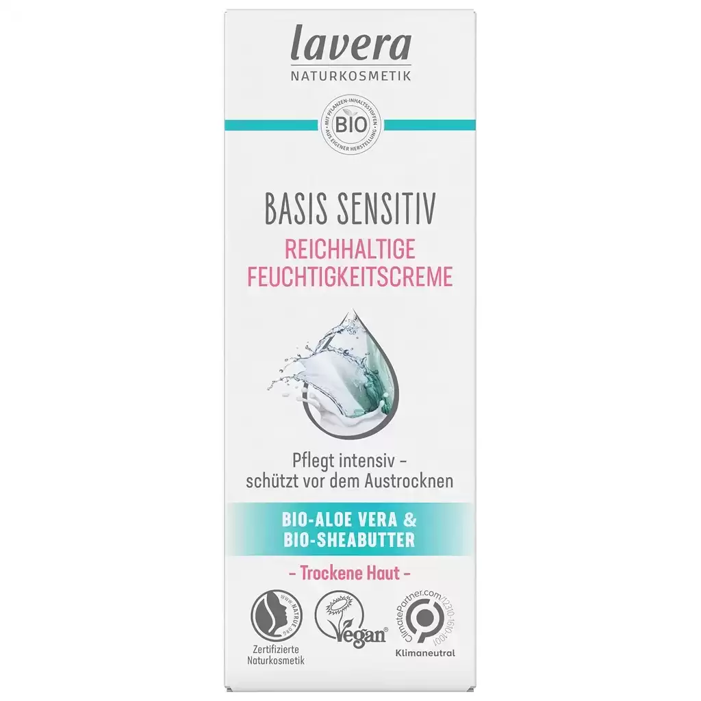 Ingrijire Ten - Crema sensitiv hidratanta cu aloe vera bio si unt de shea bio pentru ten uscat 50ml