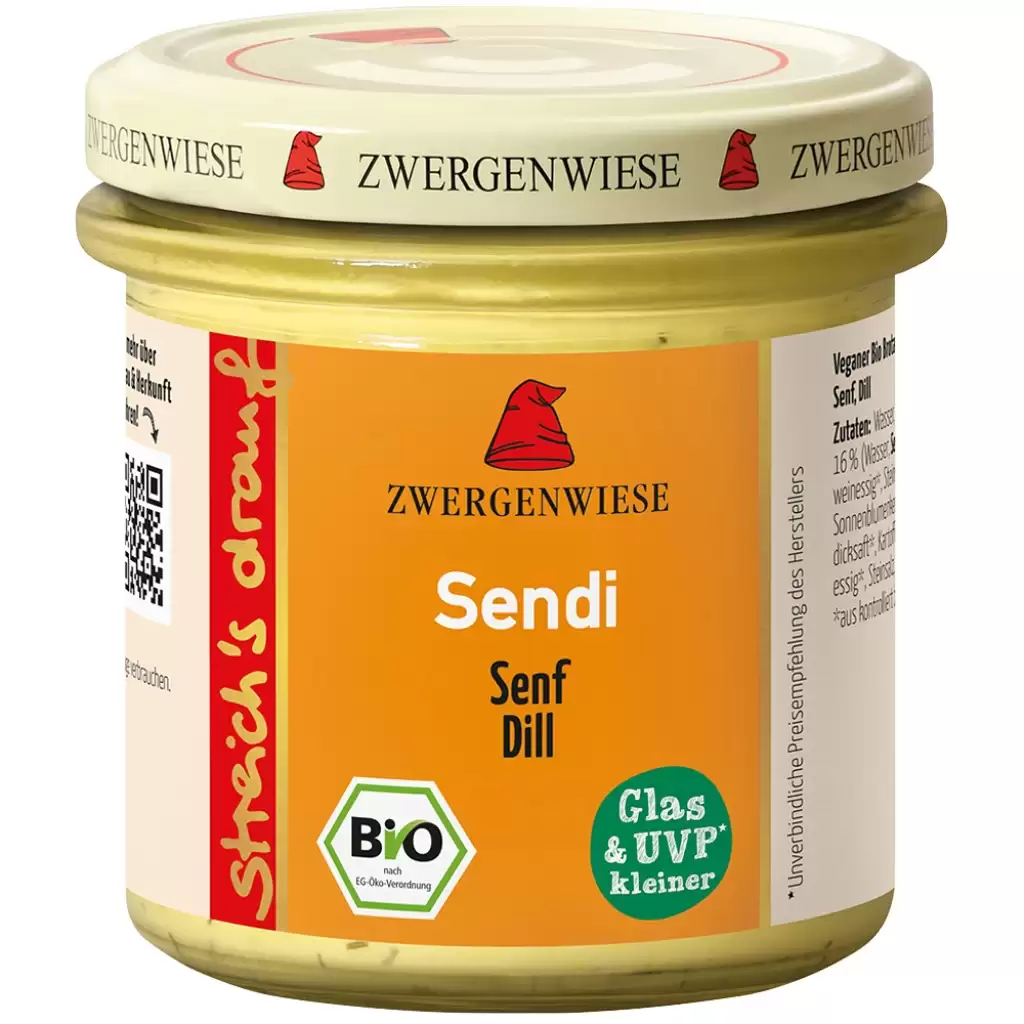 Pateu si creme vegetale - Crema tartinabila cu mustar si marar fara gluten, eco 135g