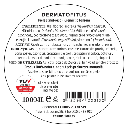 Cremă Tip Balsam Dermatofitus 100ml [5]