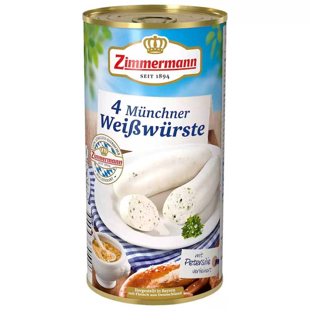 Inlocuitori de carne - Crenvursti albi Munchen fara gluten, eco 530g