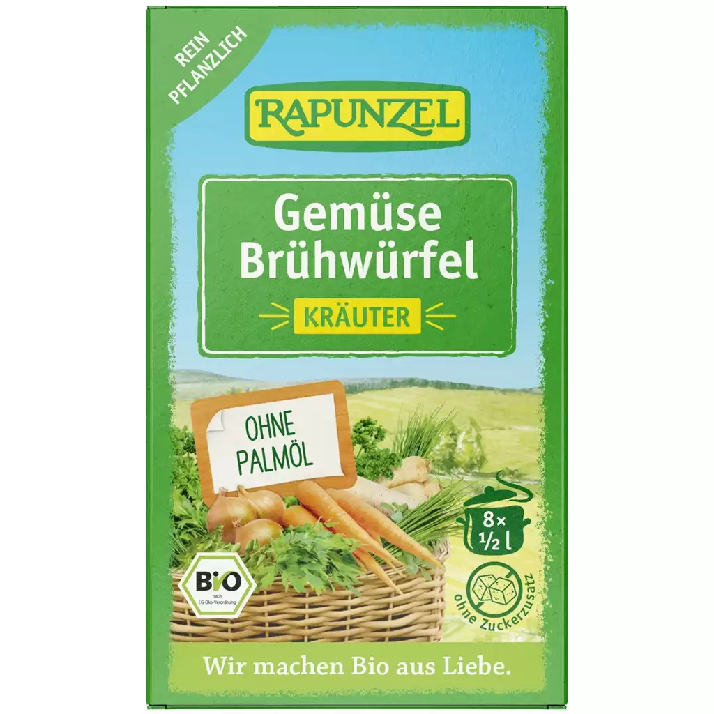 Condimente - Cuburi de supa de legume cu ierburi 8buc, eco 84g