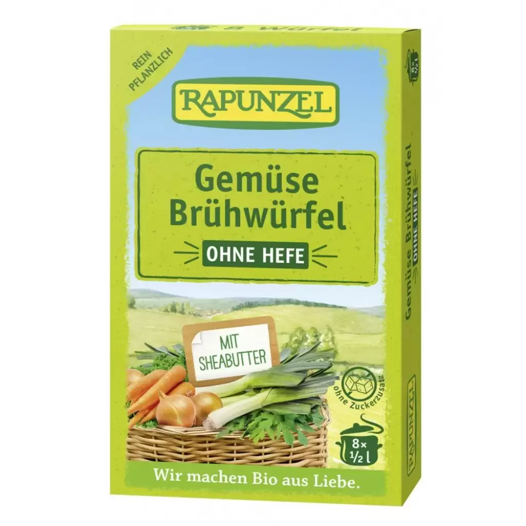 Condimente - Cuburi de supa de legume fara drojdie 8buc, eco 80g