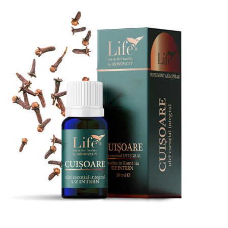 Uleiuri esentiale de uz intern - CUIȘOARE ulei esențial integral - 10 ml