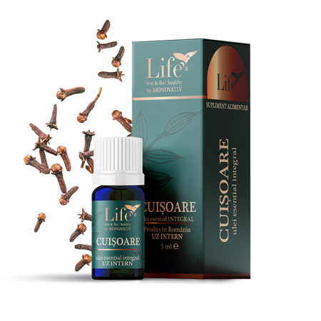 Uleiuri esentiale de uz intern - CUIȘOARE - ulei esențial integral - 5 ml