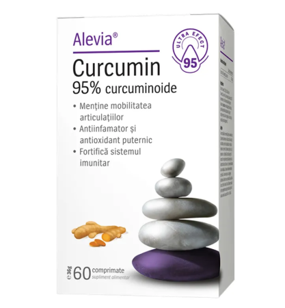 Suplimente - Curcumin 95% curcuminoide 60 comprimate