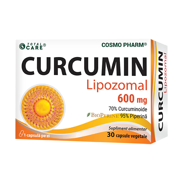 Extracte - CURCUMIN LIPOZOMAL 600 mg cu piperina BioPerine®