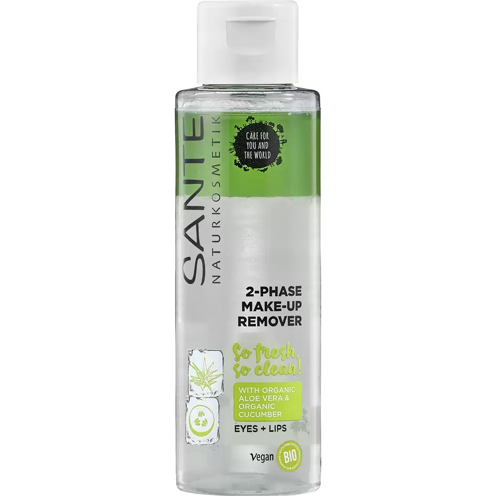 Ingrijire Buze - Demachiant bifazic pentru ochi si buze cu aloe vera bio si castravete bio 110ml