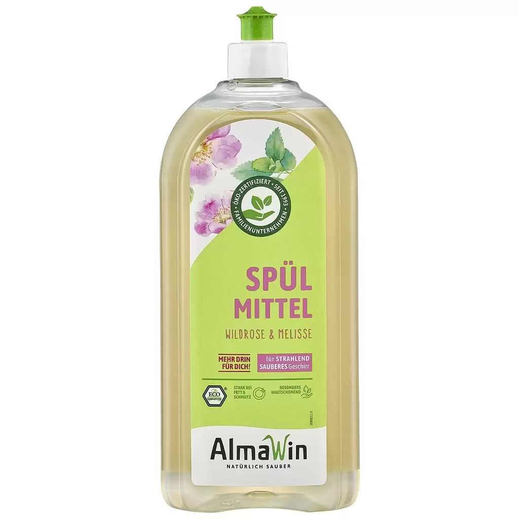 Detergenti vase - Detergent de vase cu trandafir salbatic si melisa 1L