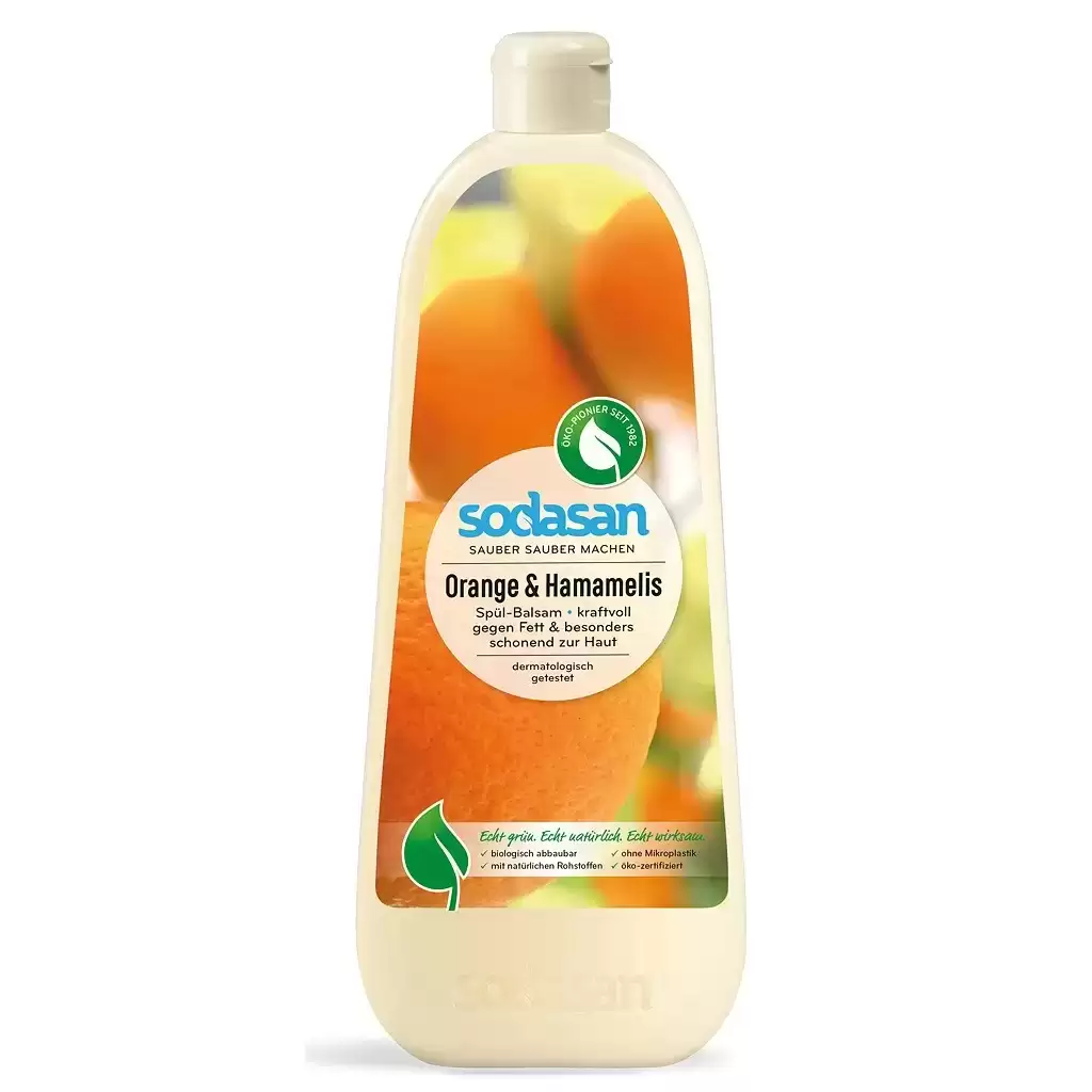 Detergenti vase - Detergent lichid de vase balsam cu portocala 1L