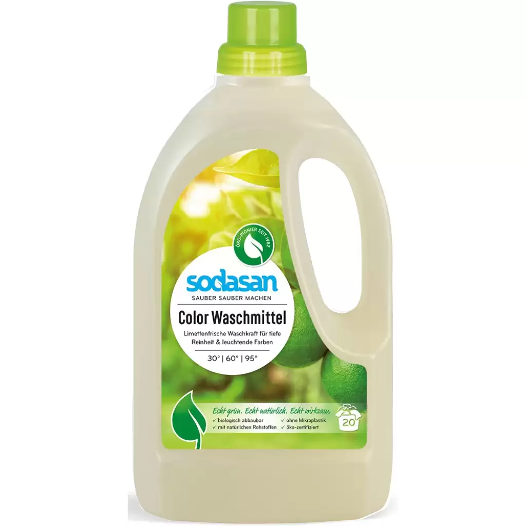 Curatenie - Detergent lichid pentru rufe colorate cu lime 1.5L