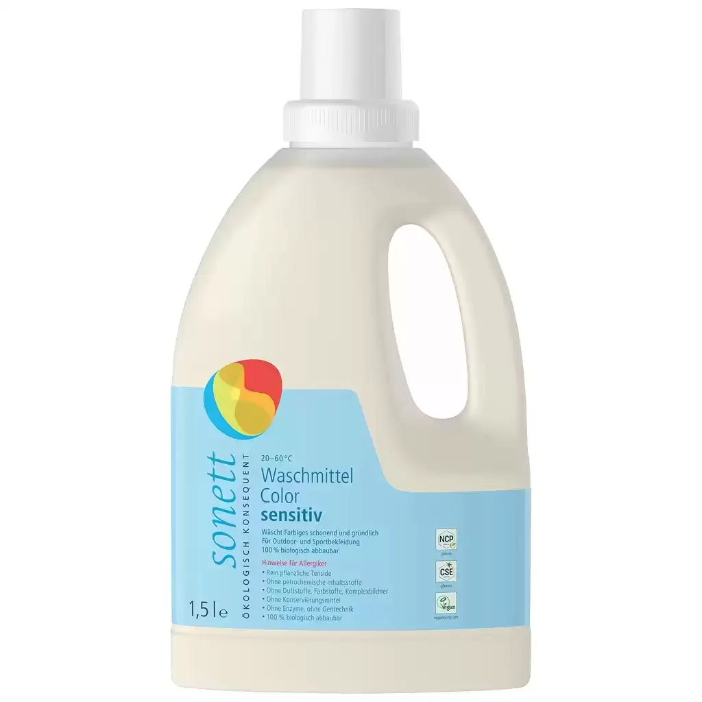 Detergenti pentru alergici - Detergent lichid pentru rufe colorate pentru alergici 1.5L