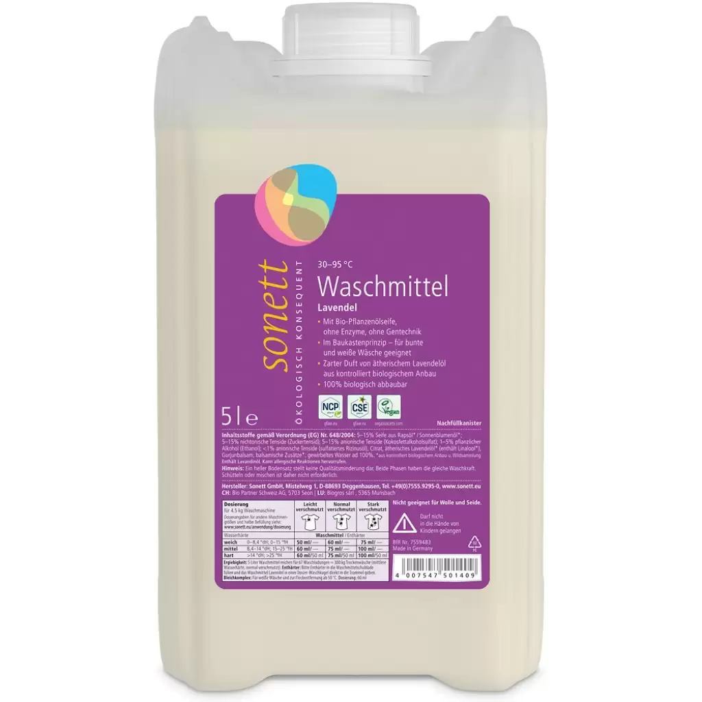Detergent rufe - Detergent lichid universal cu lavanda bio 5L
