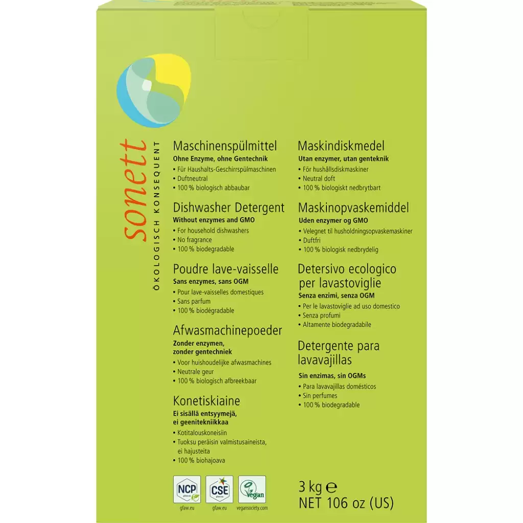 Detergenti vase - Detergent pudra pentru masina de spalat vase 3kg