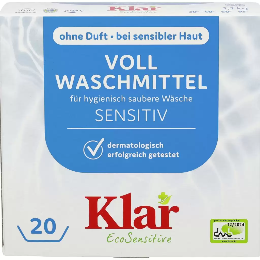 Detergent rufe - Detergent sensitiv pentru rufe fara parfum 1.1kg