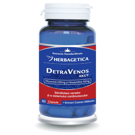 Extracte - Detravenos Akut 60 capsule