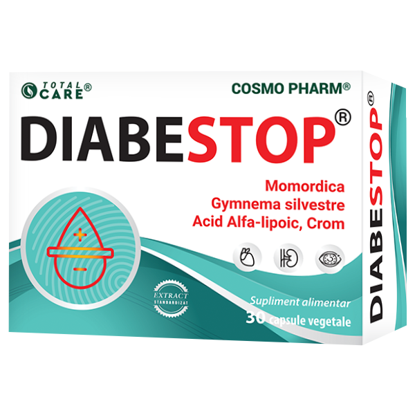 Extracte - DIABESTOP, 30 Capsule Pentru Scaderea Glicemiei