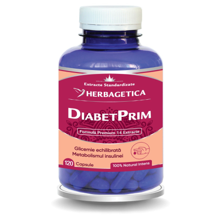 Extracte - Diabetprim 120 capsule