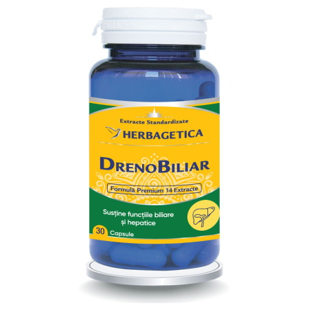 Extracte - Drenobiliar 30 capsule