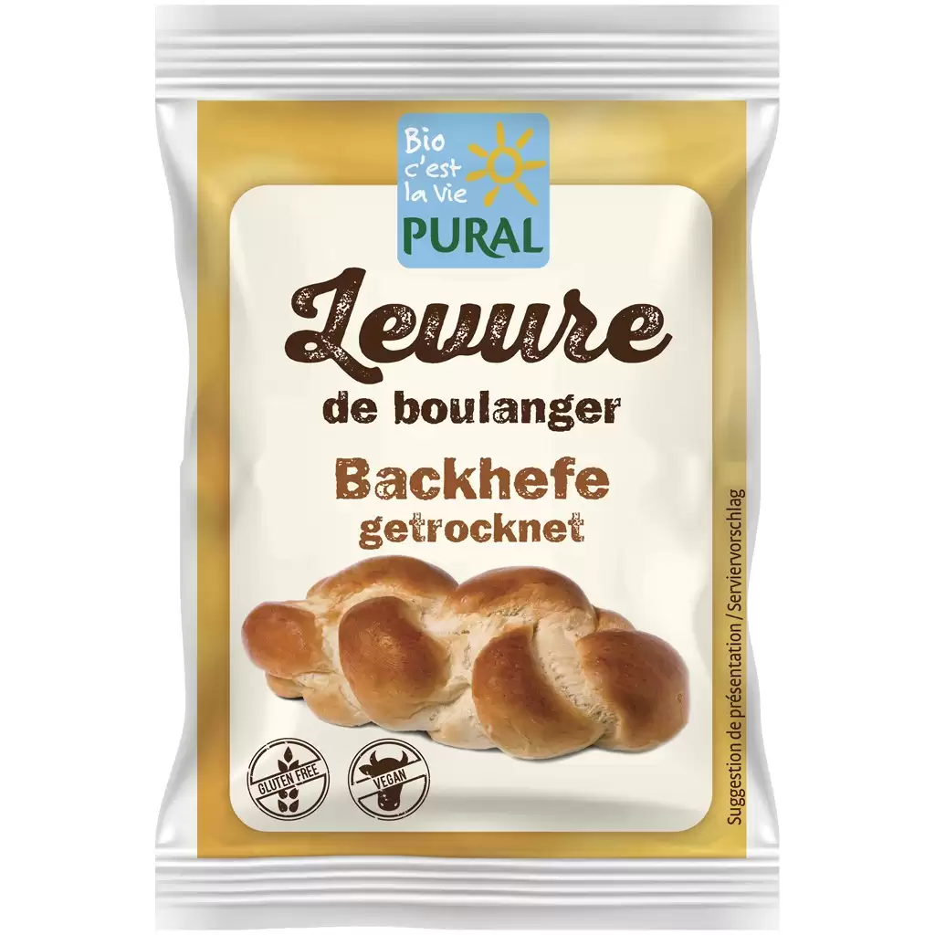 Ingrediente copt - Drojdie vegana fara gluten, eco 9g