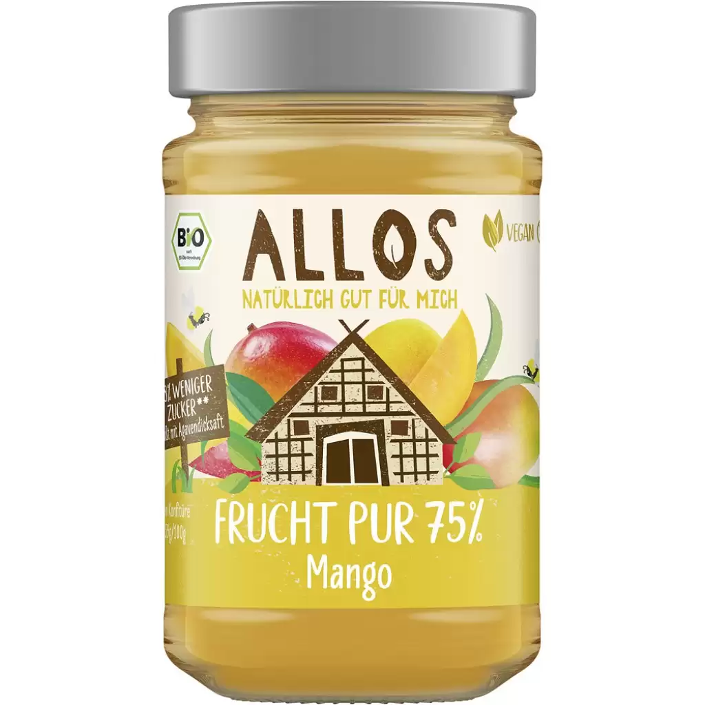 Dulceata - Dulceata de mango cu sirop de agave, eco 250g