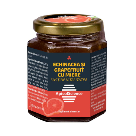 Apicole si Propolis - Echinacea și Grapefruit cu Miere 200 ml
