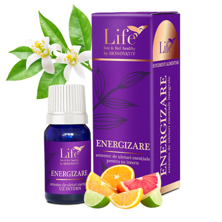 Uleiuri Esentiale - ENERGIZARE - combinație de uleiuri esențiale - 10 ml