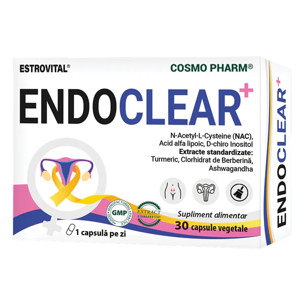 Extracte - ESTROVITAL® ENDOCLEAR + - 30 capsule vegetale