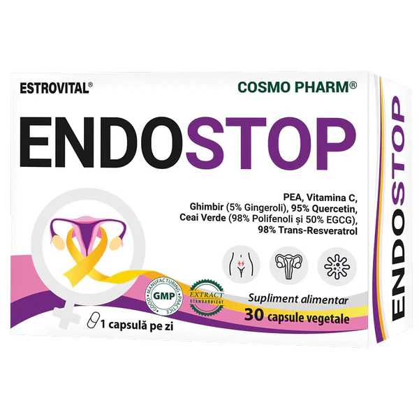 Extracte - ESTROVITAL® ENDOSTOP - 30 capsule vegetale, COSMO PHARM