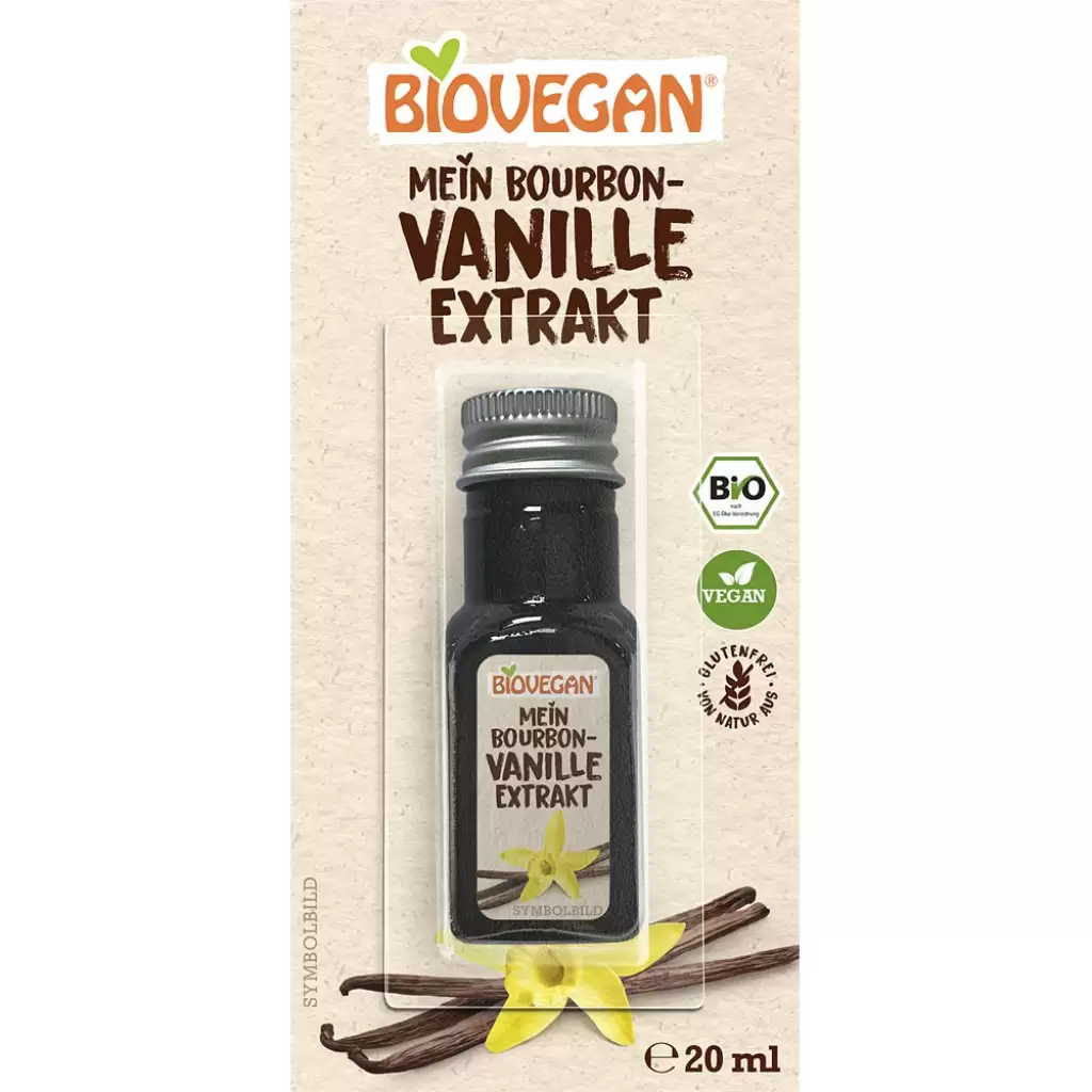 Ingrediente copt - Extract de vanilie bourbon nativ fara gluten, eco 20ml