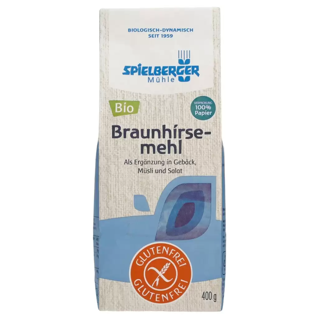 Faina - Faina din mei maro fara gluten, eco 400g