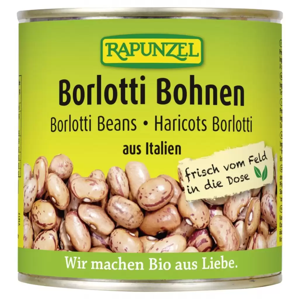 Leguminoase - Fasole borlotti la conserva, eco 400g