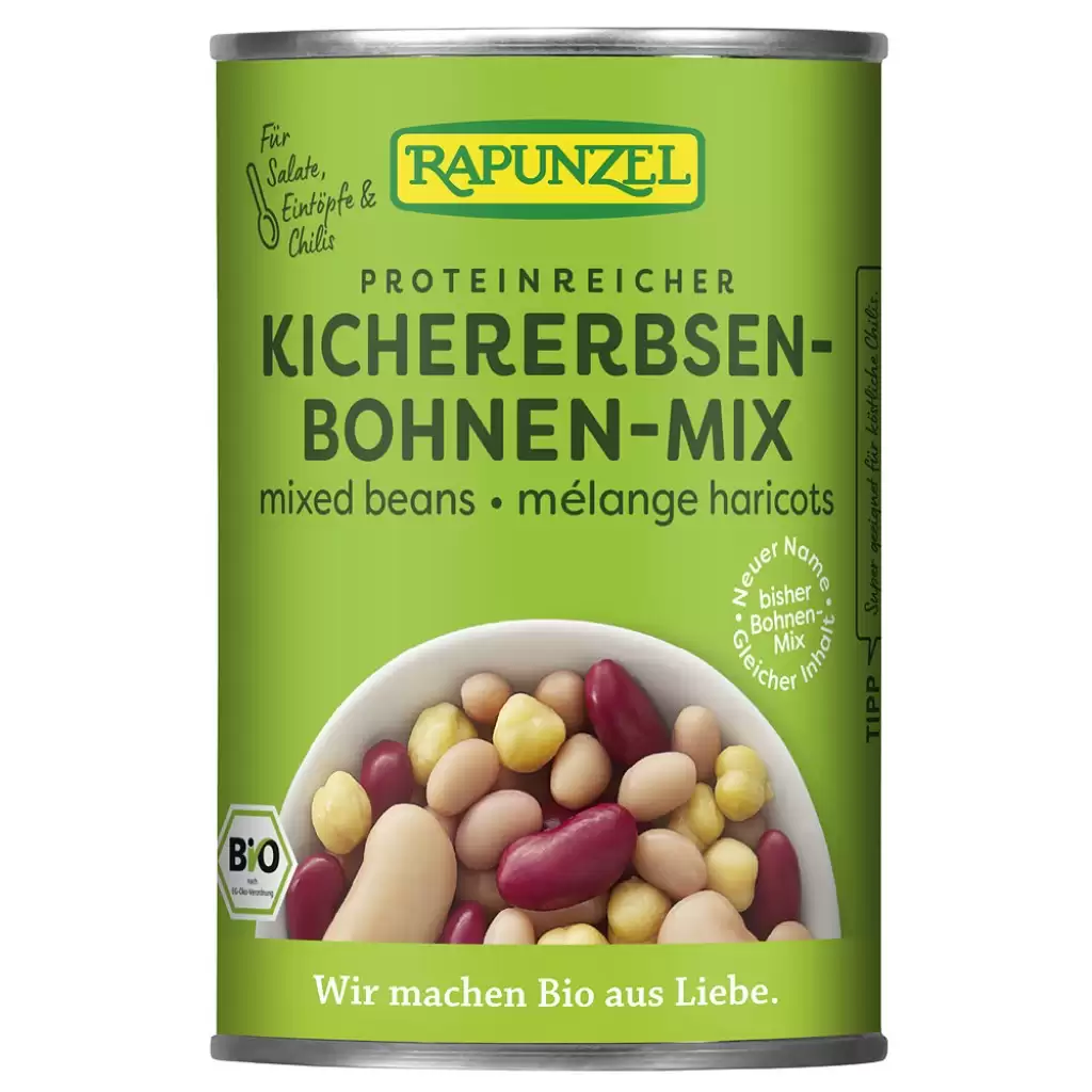 Leguminoase - Fasole mixta la conserva, eco 400g